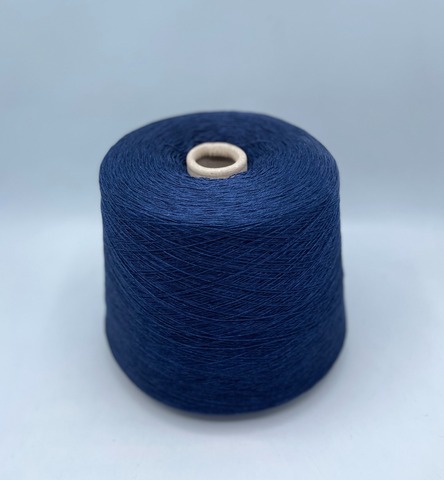Loro Piana (пр.Италия) art- Academy 2/27 1350м/100гр, 50%Кашемир 50%Шелк цвет- Синий сатин(367/782), арт.35698