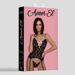 Комплект эротического белья Madrid черный L/XL