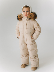 Комбинезон зимний, Бежевый