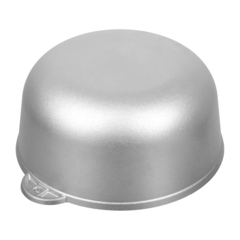 Казан алюминиевый литой с крышкой, 4 литра, без дужки.