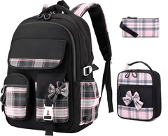 Рюкзак школьный Skully 3291 Black (3 предмета)