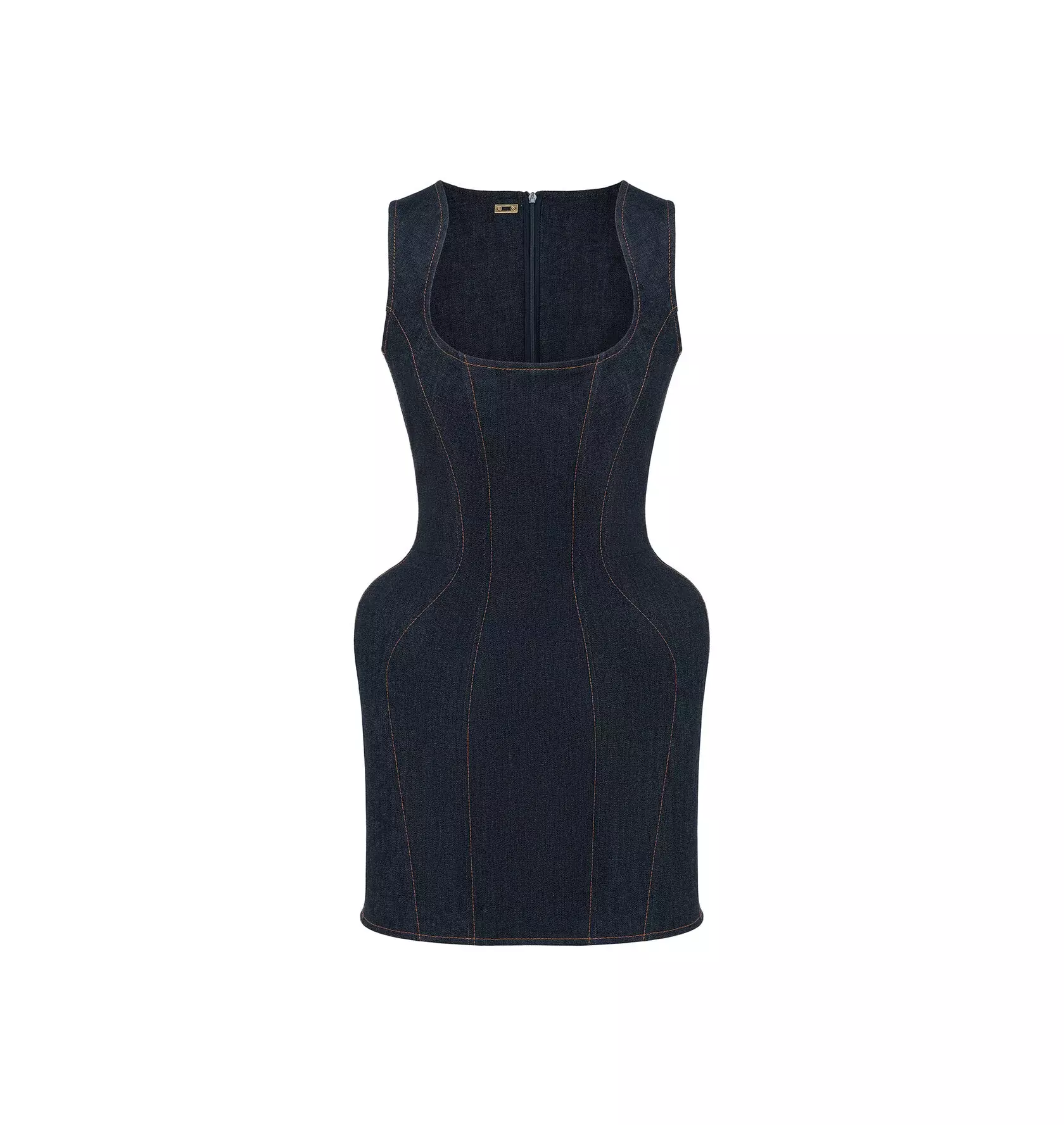 Платье джинсовое мини