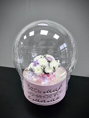 Цветы в шаре на День мамы №1