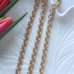 Цепочка 6 мм, позолота, 35 см, А113-1 (35см)