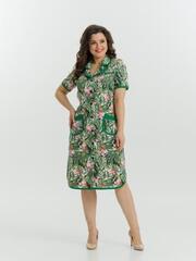 4572 Халат на пуговицах