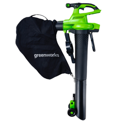 Воздуходувка-пылесос Greenworks GD40BVII 40V (370 км/ч) аккумуляторная, без АКБ и ЗУ