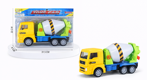 Машинка Инерция Бетономешалка 24*13см