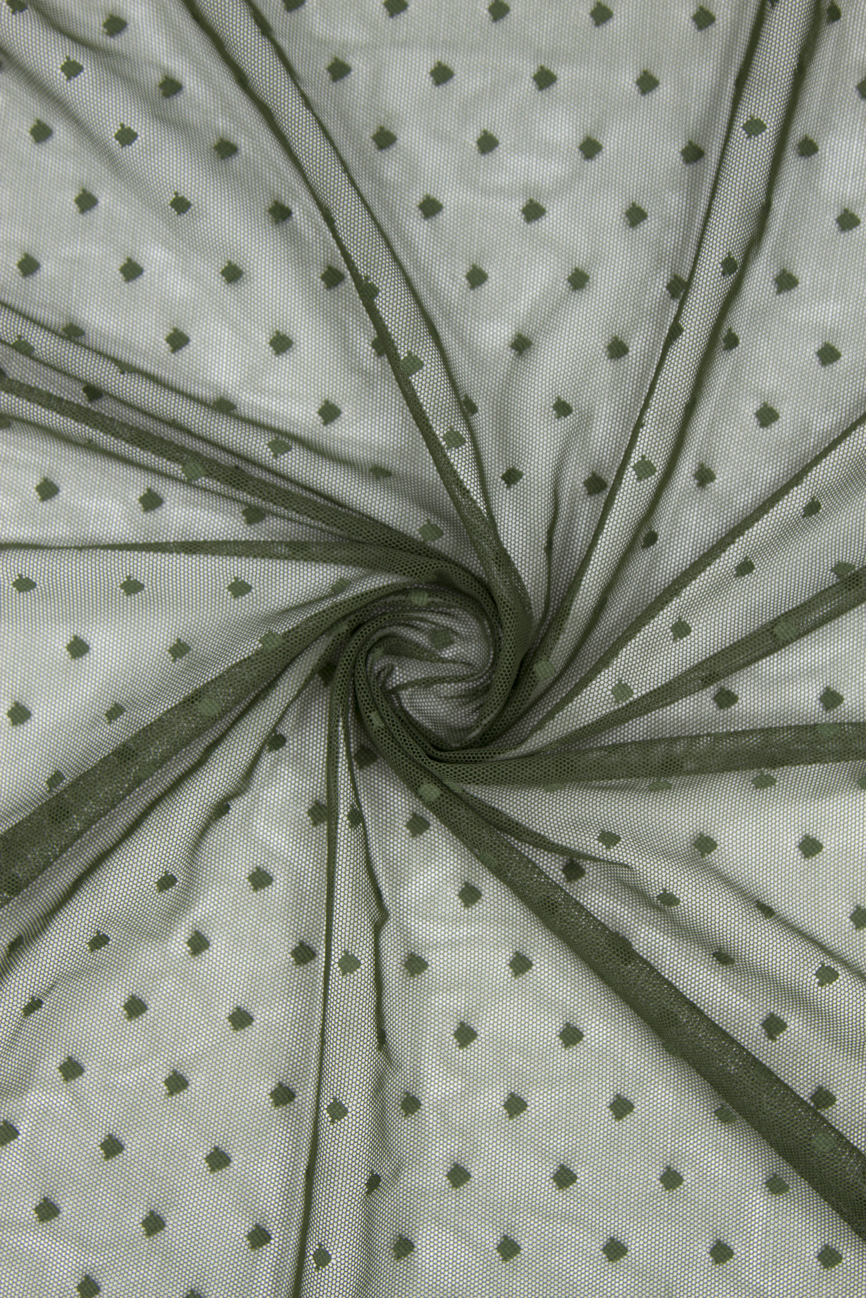 Сетка эластичная хаки в горошек 5 мм отрезом 75х50 см