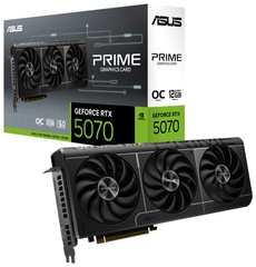 Видеокарта ASUS Видеокарта ASUS GeForce PRIME-RTX5070-O12G GDDR7 12GB 192-bit 1xHDMI 3xDP 12 Гб