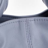 Сумка Саломея 2026 гладкий серо-голубой