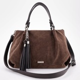 Сумка Саломея 607 эко-замша шоколад