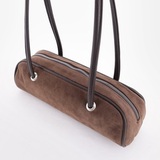 Сумка Саломея 2038 эко-замша шоколад