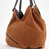 Сумка Саломея 101 эко-замша миндаль