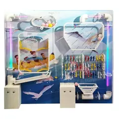 Интерактивная стена с пневмолабиринтом "Пневмо забавы"