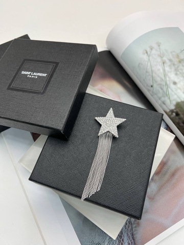 Брошь звезда YSL