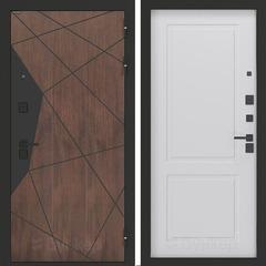 Входная металлическая дверь Бункер БН-14/ ФЛ-609 Белый софт (матовый, без текстуры)