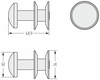 Сунержа Сфера 012-2010-0001 Вешалка н/ж для ДР (Графит)