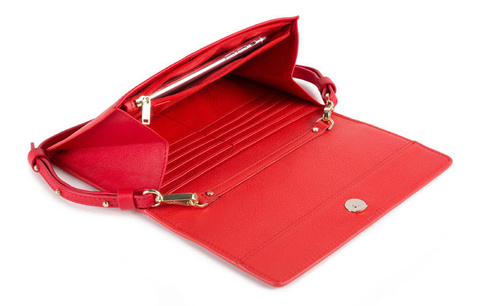 Клатч женский Piquadro Hosaka, красный, натур.кожа (AC4989S108/R)