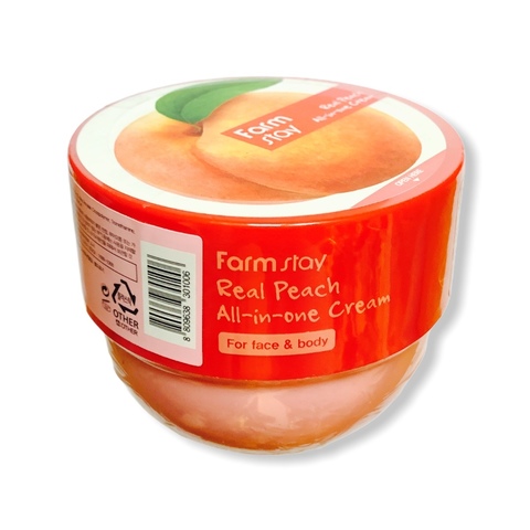 FarmStay Real Peach All-in-one Cream, 300ml