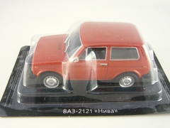 VAZ-2121 Niva Lada red 1:43 DeAgostini Auto Legends USSR Best #20