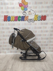 Санки-коляски Ника Детям 7-5SK коричневый