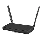 MikroTik hAP ac3 with 4-core 716 MHz CPU, 256MB RAM, 5 x Gigabit LAN (PoE-out on port#5), two wireless interfaces (built-in 2.4Ghz 802.11b/g/n two chain, built-in 5Ghz 802.11ac two chain), 3dBi 2.4GHz