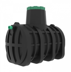 Емкость подземная горизонтальная Мультпласт Подземная емкость 2.5 2500 л. горизонтальная (222x121x193см;100кг;черный) - арт.555434.24