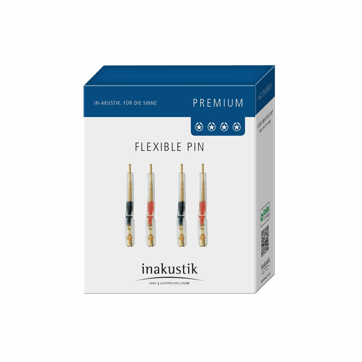 Inakustik Premium Flexible Pin, 4 Set, 0081551