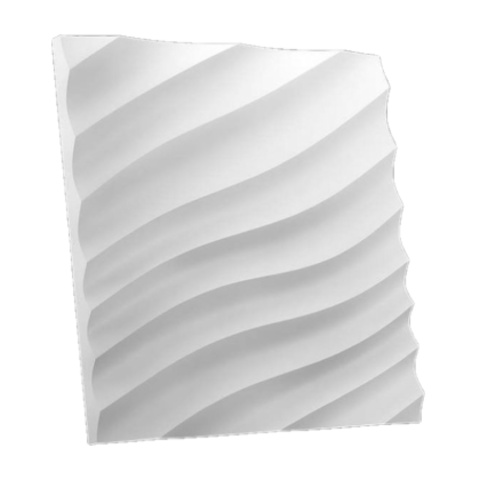 3Д панель Волна диагональная мелкая
