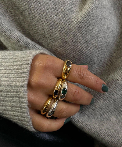 Кольцо LAETITIA MEDIUM DOME