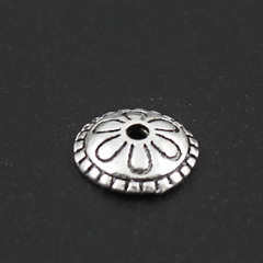 Шапочка Магнолия 7,7 мм серебро 925