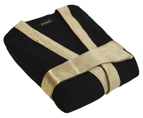 Халат-кимоно махровый Cesare Paciotti Gold Carpet Short Bathrobe черный