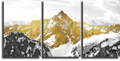 Модульная картина "Золотая гора"