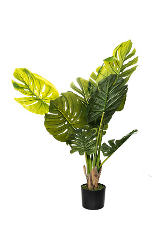 Искусственный цветок 100см Garda Decor Монстера в горшке 29BJ-924-10