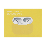 Силиконовый чехол со шнурком для Airpods Pro 2  Silicone Case (Желтый)