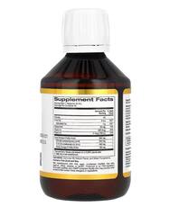 California Gold Nutrition жир из печени трески с омега-3 жирными кислотами, ЭПК, ДГК, витаминами A и D, норвежский, в форме триглицеридов, натуральный лимонный вкус, 200 мл (6,7 жидк. унции)