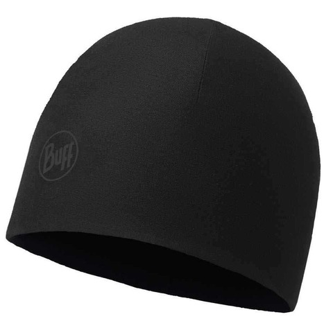 Картинка шапка Buff Hat Polar Microfiber Solid Black - 1