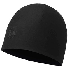 Тонкая флисовая шапочка Buff Hat Polar Microfiber Solid Black