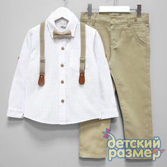 Костюм (подтяжки, бабочка)
