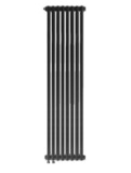Стальной трубчатый радиатор отопления RIFAR TUBOG VENTIL 2180 8 секций АНТРАЦИТ нижнее одностороннее подключение