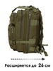 Картинка рюкзак тактический Skully Tactic RWZS29 army green - 7