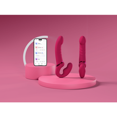 Страпон Lovense Lapis двусторонний, гибкий c вибрацией