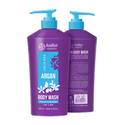 AsiaKiss Argan body wash Гель для душа с маслом арганы