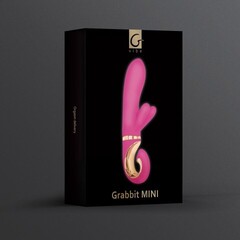 Gvibe Grabbit Mini - Уменьшенный вибратор для клитора и точки G с тремя моторами, 19х3.5 см
