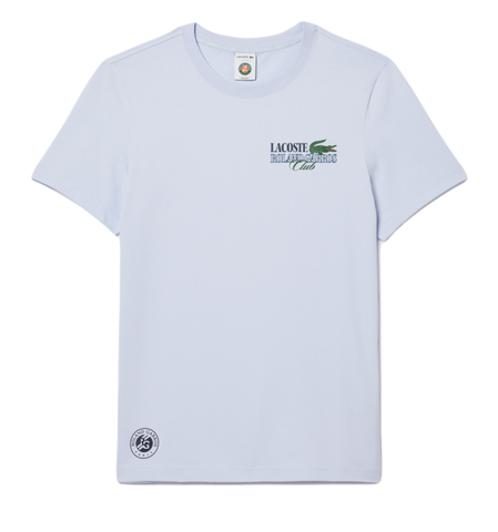 Теннисная футболка Lacoste Roland Garros Edition Sport Cotton T-shirt - phoenix blue
