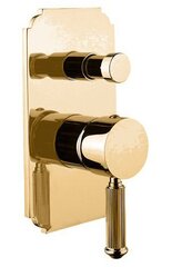 Cezares OLIMP-VDIM-03/24-L OLIMP-VDIM-03/24-L Встраиваемый однорычажный смеситель для душа с переключателем, золото фото