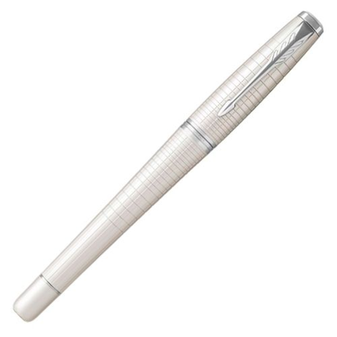 Набор подарочный Parker Urban Premium - Pearl Metal CT, перьевая ручка, M + блокнот