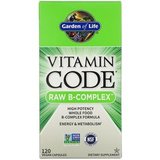 Комплекс витаминов B из цельных продуктов,  Raw B-Complex, Garden of Life, Vitamin Code, 120 капсул 1