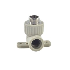 Угольник для смесителя НР Valfex, DN 25, PN 25, G-3/4'', НР, серый