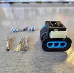 РАЗЪЁМ ДАТЧИКА ПОЛОЖЕНИЯ РАСПРЕДВАЛА ВЫПУСКНОГО AVEO, CRUZE ДВИГ D4 3 PIN FEMALE